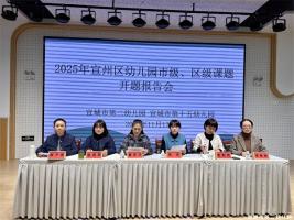 【童教育•课题研究】开题促思维 启研承共享——2025年宣州区幼儿园市级、区级课题开题报告会