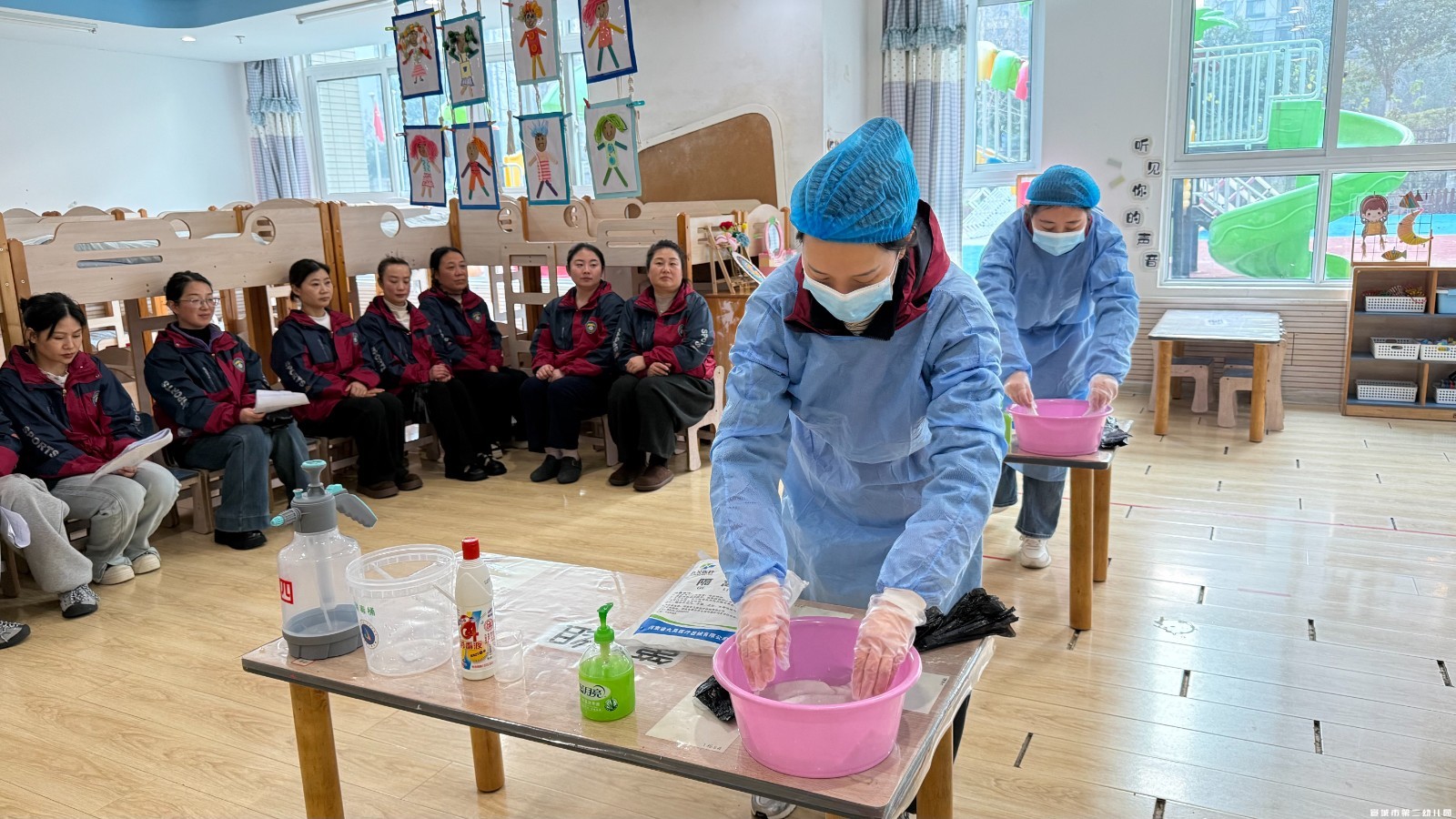 【童教育·卫生保健】匠心护幼，技能筑安——宣城市第二幼儿园开展保育员技能达标活动